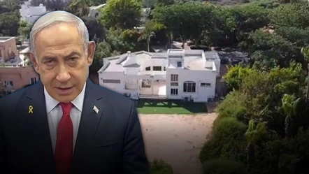 Netanyahu'nun evine saldırının öncesi ve sonrası! İşte yüksek güvenlikli ev böyle vuruldu - Dünya