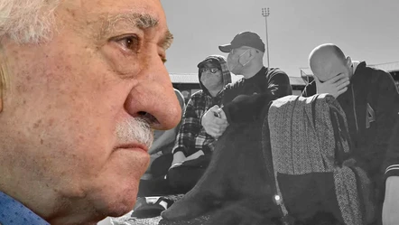 FETÖ elebaşının cenazesinde örgüt üyeleri yüzlerini gizledi! Talimat WhatsApp'tan geldi - Gündem