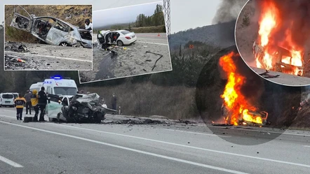 Erzincan'da kahreden kaza! Otomobiller hurdaya döndü: Çok sayıda ölü var - Gündem