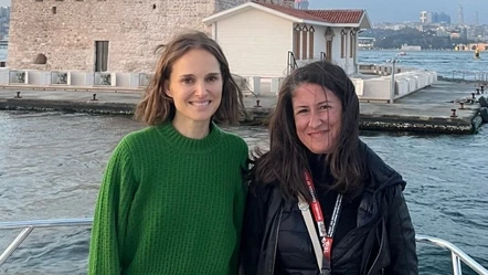 Kız Kulesi manzarasında Hollywood yıldızı: Natalie Portman İstanbul'a geldi - Magazin