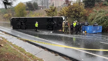 Son dakika | İstanbul'da yolcu otobüsü devrildi! Ölü ve yaralılar var - Gündem