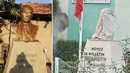 İzmir'de Atatürk büstüne saldıran şüpheli hakkında karar çıktı - Gündem