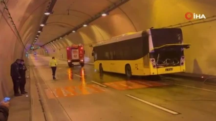 Dolmabahçe Tüneli’nde İETT otobüsünde yangın! Tünel çift yönlü trafiğe kapatıldı - Gündem