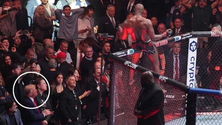 UFC şampiyonu Trump'un huzurunda Trump dansı yaptı! Tüm dünyada viral oldu - Diğer Spor Haberleri