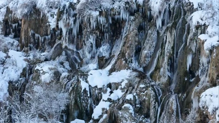 Erzincan'da şoke eden görüntüler! Her şey buz tuttu - Gündem