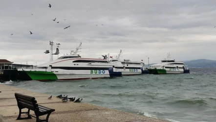 Marmara'da hava koşulları nedeniyle bazı seferler iptal edildi - Gündem