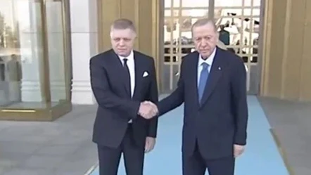 Cumhurbaşkanı Erdoğan, Slovak Cumhuriyeti Başbakanı Fico'yu resmi törenle karşıladı - Gündem