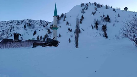 Ardahan'da feci olay: Cami lojmanının üzerine çığ düştü - Gündem