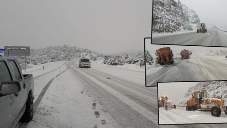 İstanbul karı unuttu, Antalya bile beyaza büründü! Kar kalınlığı 10 cm'yi buldu - Gündem