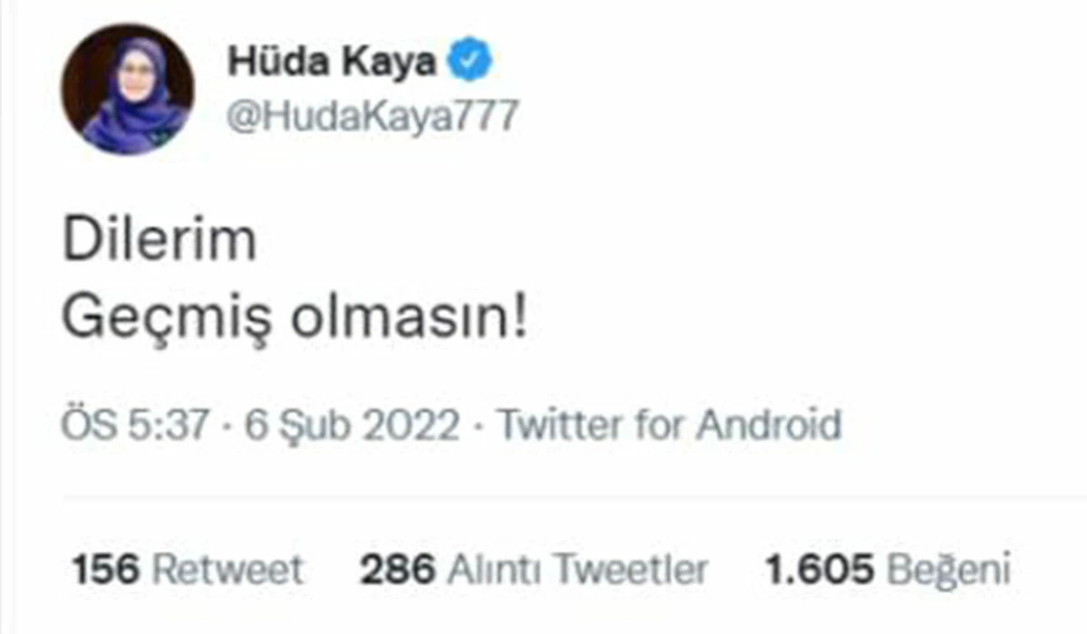 HDP’li Hüda Kaya’dan Cumhurbaşkanı Erdoğan'ın sağlık durumu ile ilgili çirkin paylaşım
