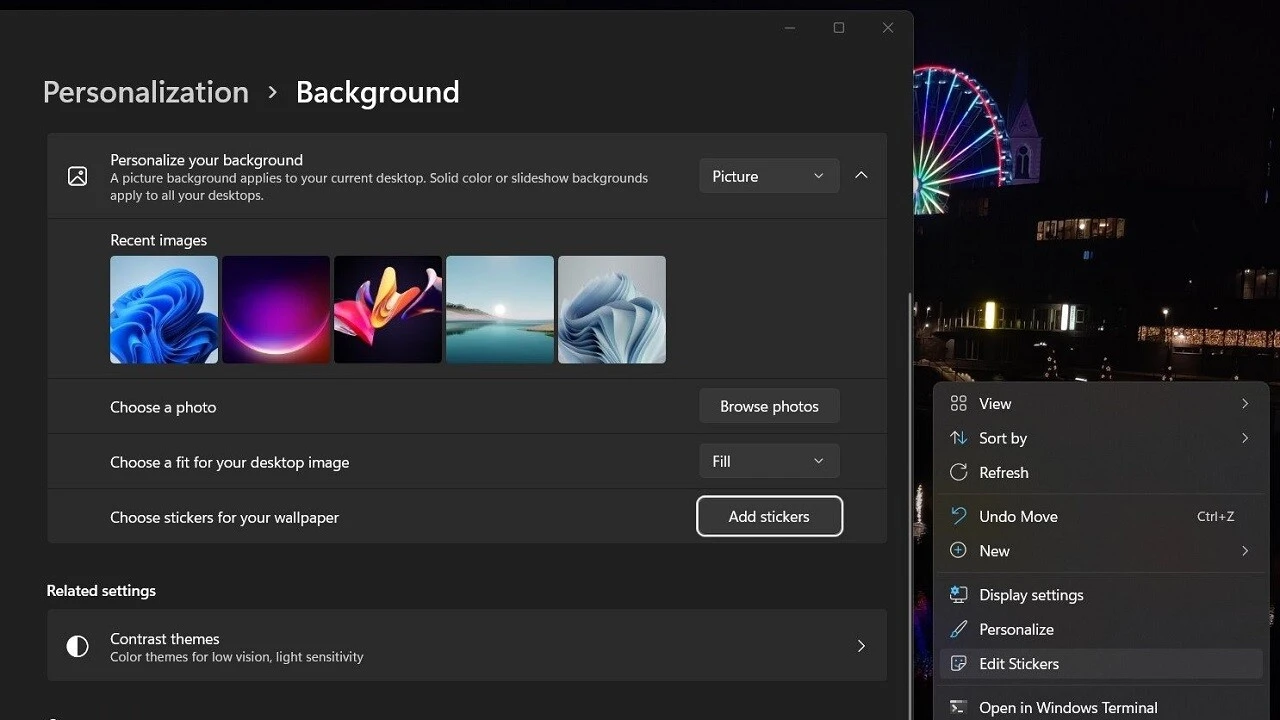 Windows 11 yakında kişiselleştirilmiş duvar kağıtlarına kavuşacak