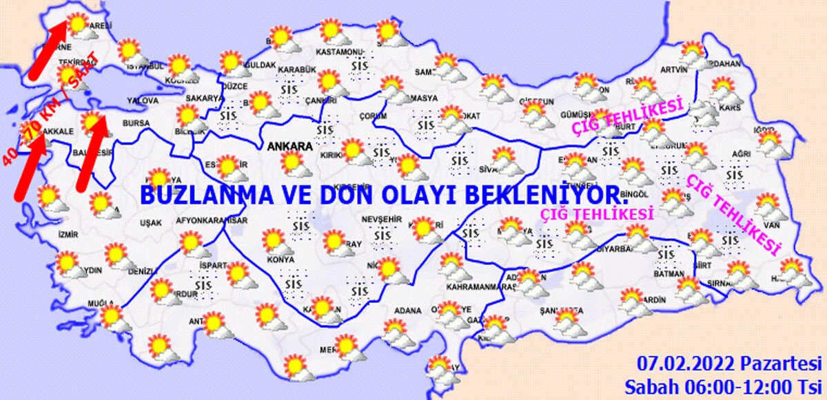 Meteoroloji saat verdi, hava ısınıyor ama sağanak kapıda (7 Şubat hava durumu)