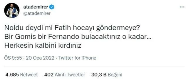 Şahan Gökbakar'dan Burak Elmas'a bir tepki daha: Tarihin en kötü dönemi