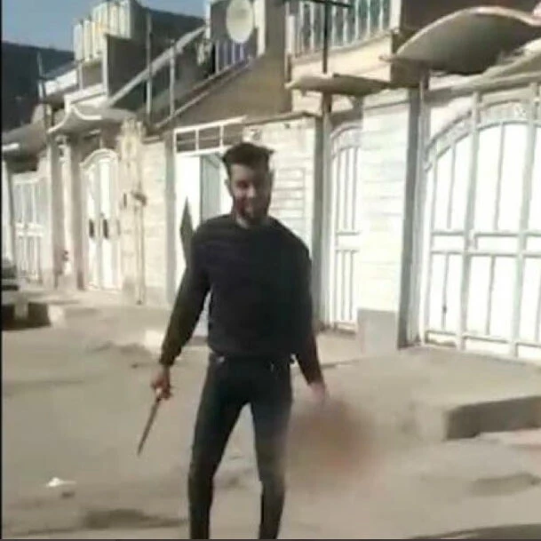 17 yaşındaki eşini öldüren İranlı kesik başıyla sokaklarda gezdi