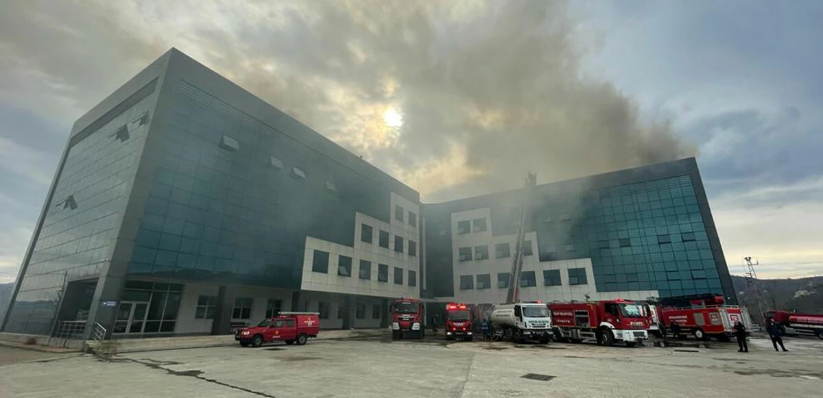 Giresun Üniversitesinde korkutan yangın