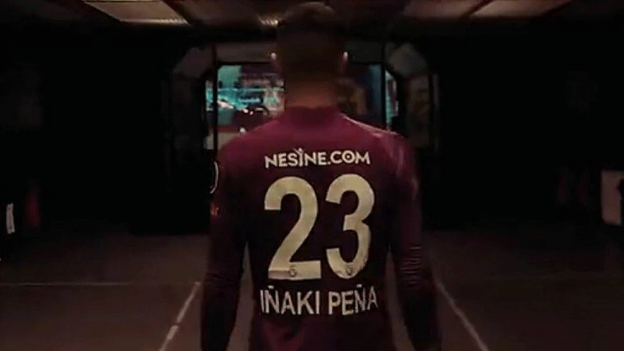 Inaki Pena'nın formasındaki detay şaşırttı! Taraftarlar tepki gösterdi...