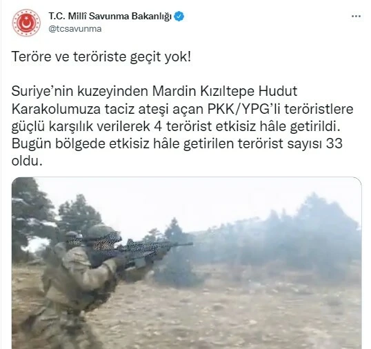 Son dakika! PKK'ya ağır darbe: 33 Terörist öldürüldü