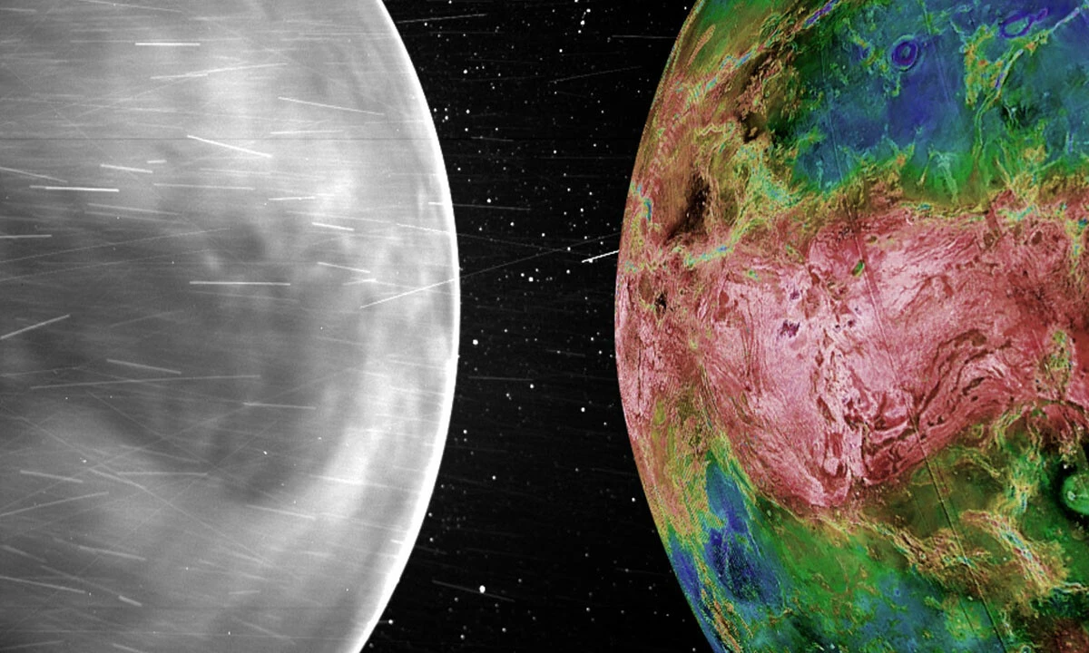 NASA uzay aracından nefes kesen Venüs görüntüsü