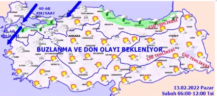 Meteoroloji il il uyardı: Sağanak yolda (13 Şubat hava durumu)