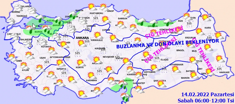 Meteoroloji duyurdu: Sağanak ve kar geliyor! Perşembe gününe dikkat (14 Şubat hava durumu)
