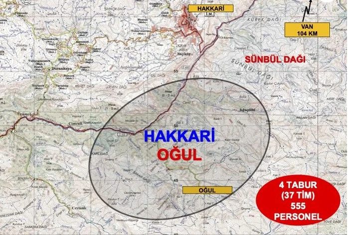 İçişleri duyurdu! Hakkari'de Eren-Kış 25 operasyonu başlatıldı