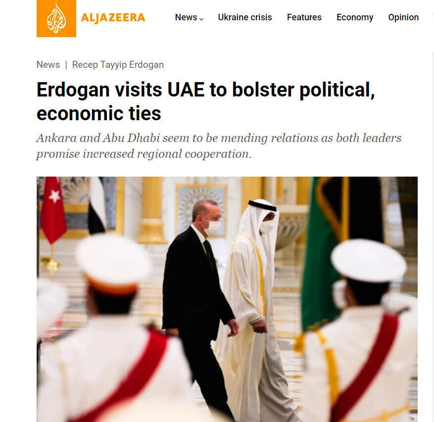 Dünya basını Erdoğan'ın BAE'ye ziyaretini yorumladı: Stratejik ilişkilerde sıçrama!