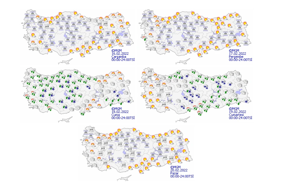 Meteoroloji il il uyardı: Uzmanlar tarih verdi, kar geri geliyor (16 Şubat hava durumu)