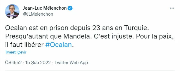 Fransa Cumhurbaşkanı adayından skandal Öcalan paylaşımı: Barış için serbest bırakılmalı