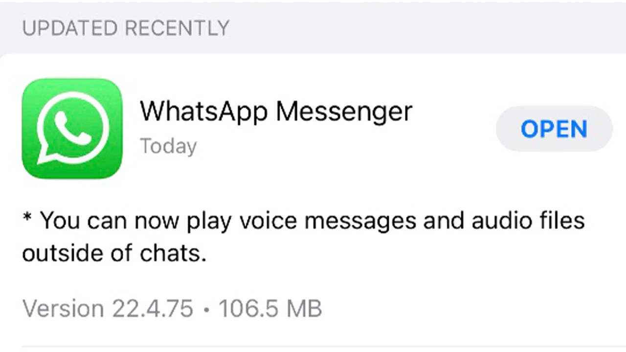 WhatsApp, iPhone uygulamasında güncellendi: Yeni özellikler geldi