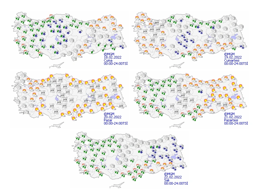 Hafta sonu plan yapanlar dikkat! Meteoroloji il il uyardı, kar geri geliyor (18 Şubat hava durumu)