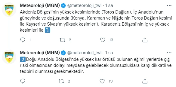 Hafta sonu plan yapanlar dikkat! Meteoroloji il il uyardı, kar geri geliyor (18 Şubat hava durumu)