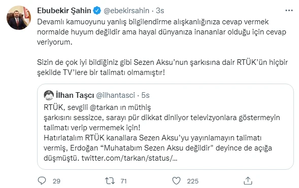 RTÜK'ten 'Sezen Aksu' iddialarına cevap: TV'lere talimat verilmedi