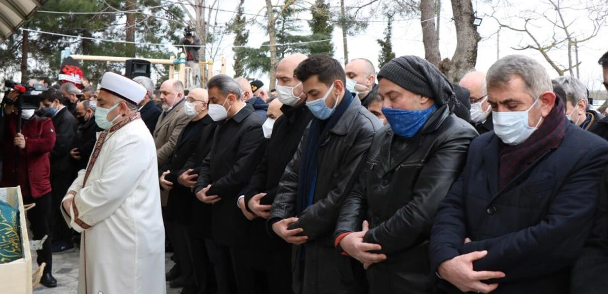 Bakan Soylu'nun dayısı son yolculuğuna uğurlandı