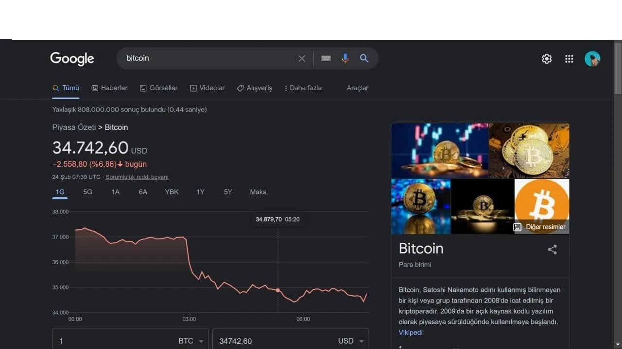 Rusya-Ukrayna savaşı kripto parayı da vurdu: Bitcoin’de sert düşüş