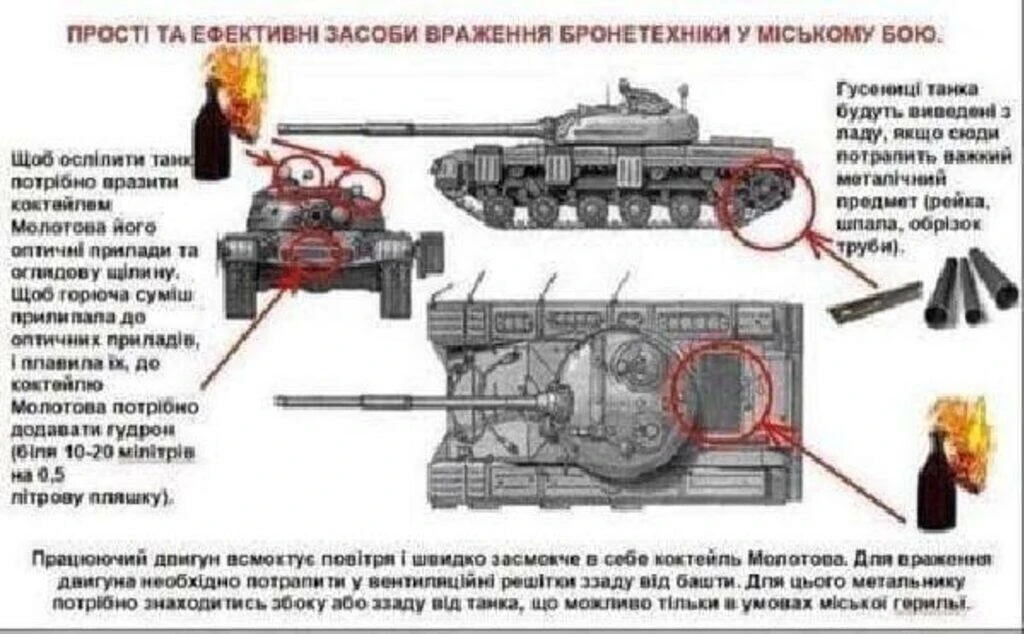 Ukrayna hükümeti molotof kokteyli tarifi paylaştı