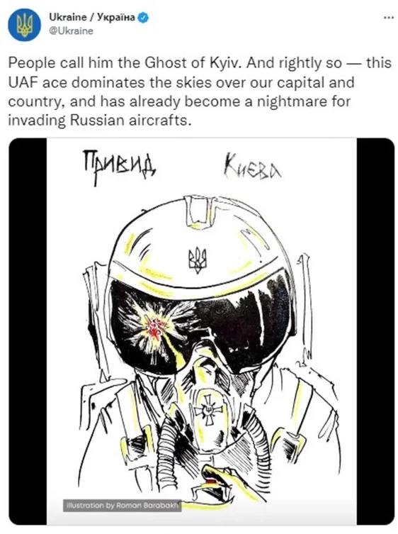 'Kiev'in Hayaleti' gerçek mi? Bir günde 6 uçak düşüren pilot kahraman ilan edildi