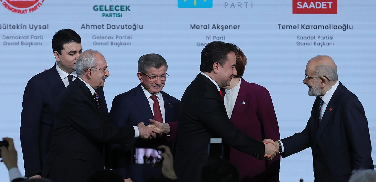 6 parti lideri, 'Güçlendirilmiş Parlamenter Sistem' metnini imzaladı