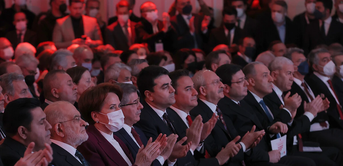 6 parti lideri, 'Güçlendirilmiş Parlamenter Sistem' metnini imzaladı