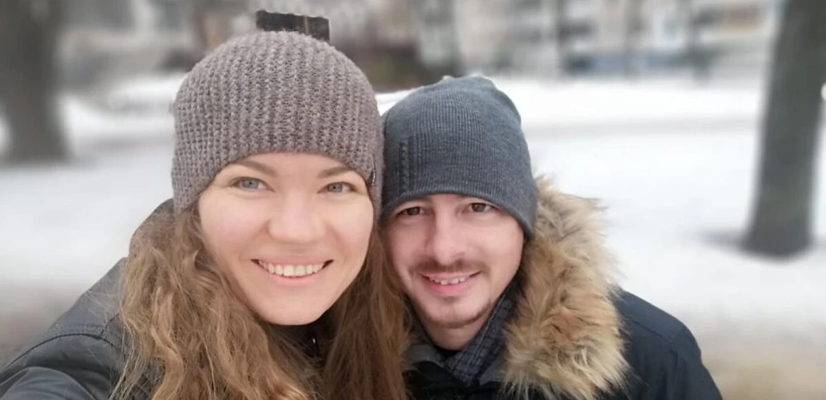 Ukraynalı gelin memleketinde savaşın ortasında kaldı