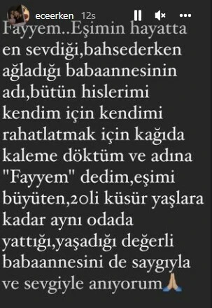 Paylaşımı merak konusu olmuştu! Ece Erken ‘Fayyem’in sırrını açıkladı