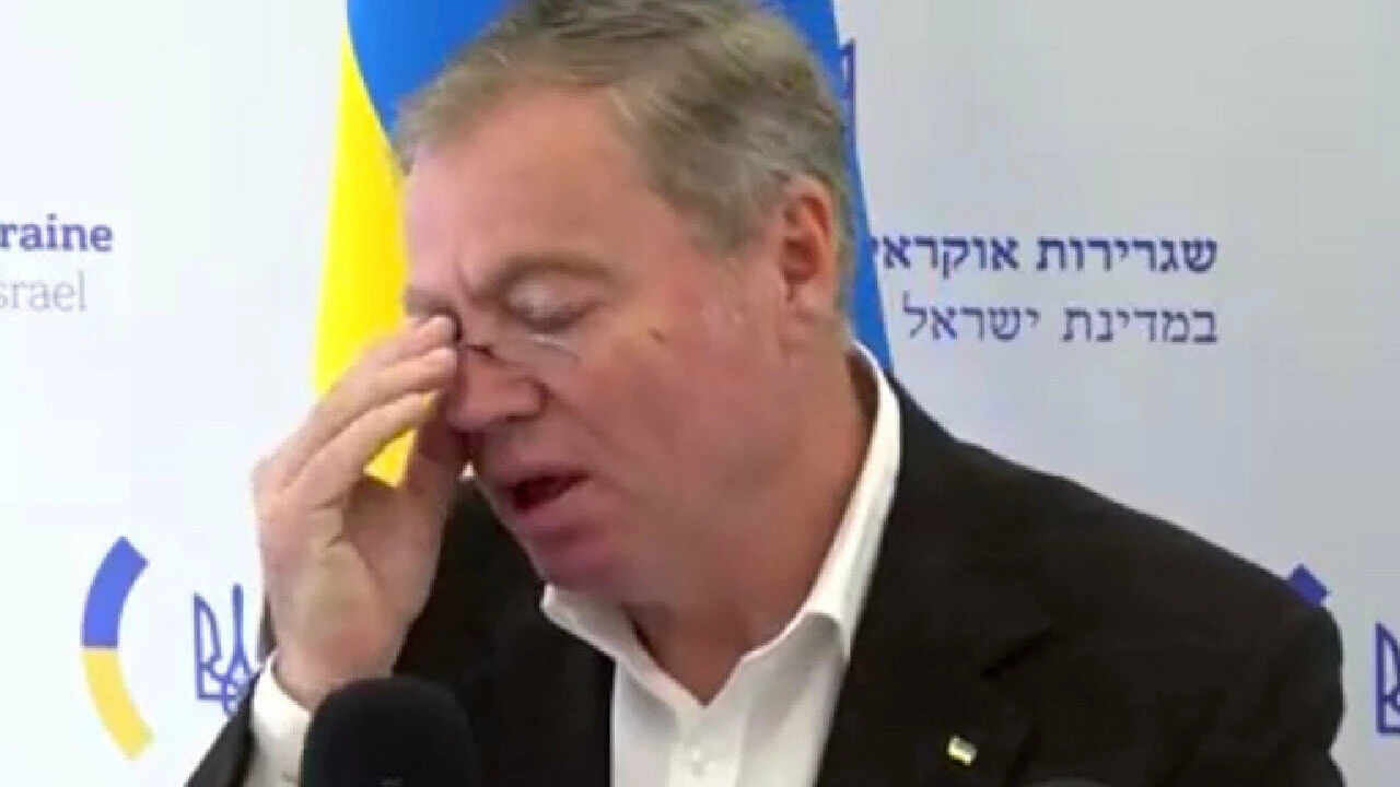 Büyükelçi ağlayarak açıkladı: İsrail Ukraynalı mültecileri kabul etmedi