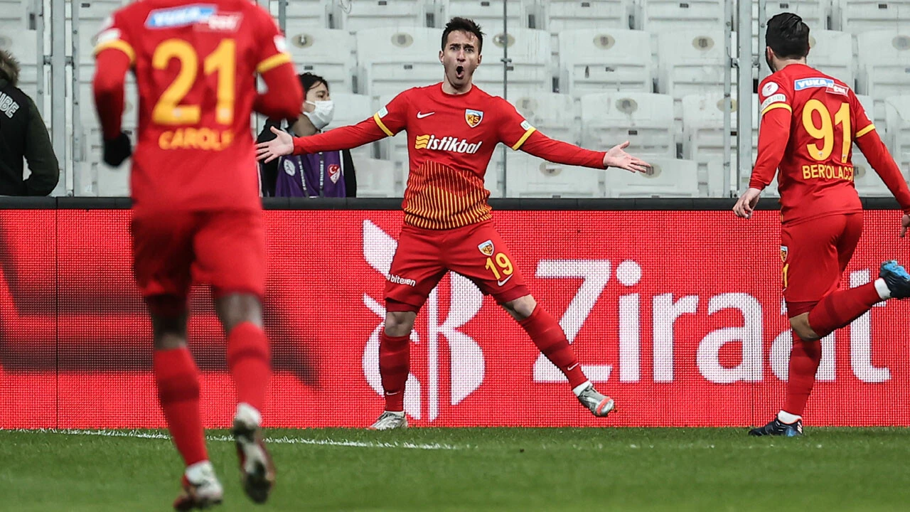 Kartal kupaya veda etti! Maç sonucu: Beşiktaş 1-2 Kayserispor