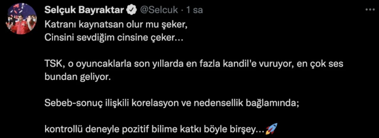 Selçuk Bayraktar'dan Merdan Yanardağ'a çarpıcı SİHA cevabı