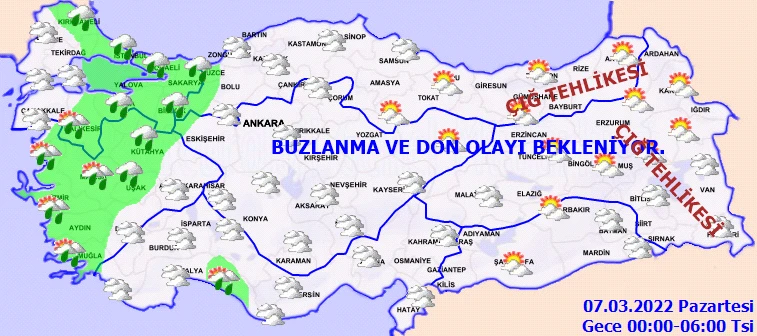Meteoroloji tarih vererek uyardı: İstanbul'a kar geri dönüyor ( 6 Mart hava durumu)