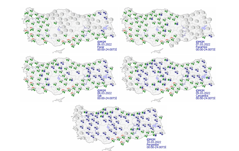 Meteoroloji tarih vererek uyardı: İstanbul'a kar geri dönüyor ( 6 Mart hava durumu)