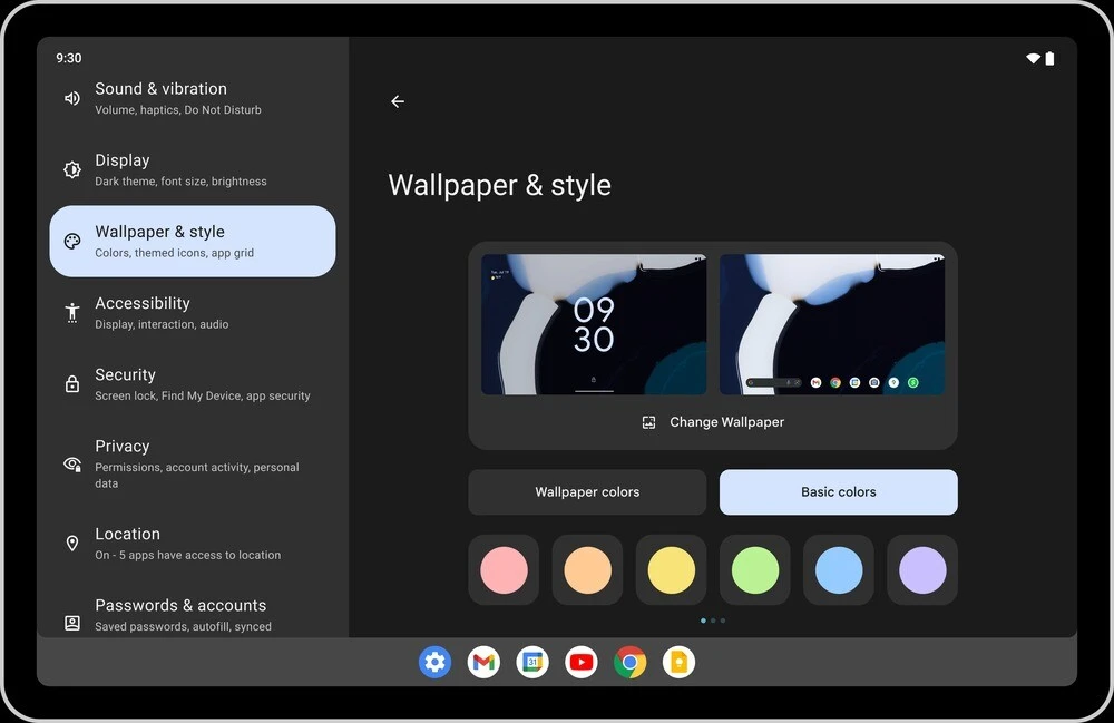 Google geniş ekranlı cihazlar için Android 12L güncellemesinin resmi sürümünü yayınladı