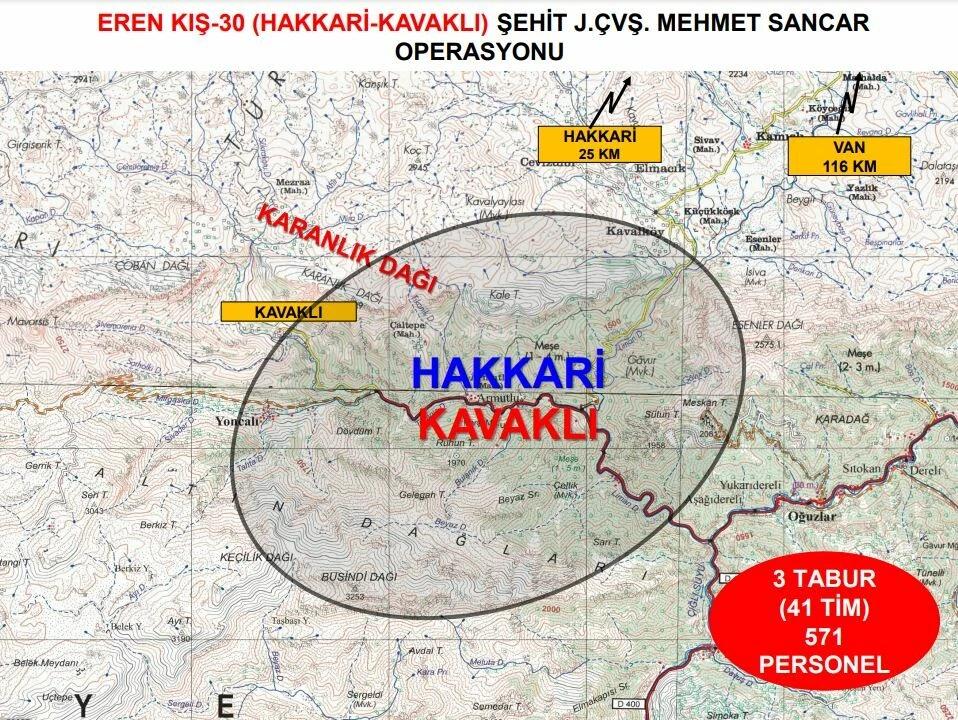 'Eren Kış-30' operasyonu başlatıldı