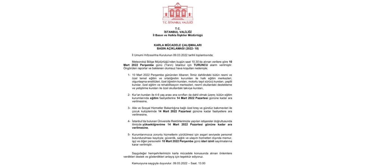 Yarın bankalar açık mı, kar tatili olacak mı? 10 Mart 2022'de bankalar çalışıyor mu, kaça kadar açık