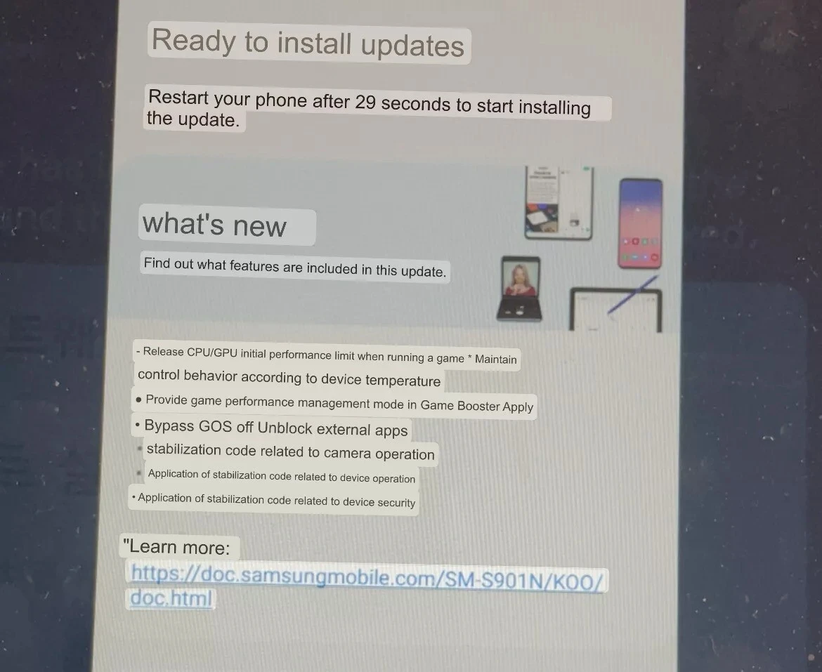 Samsung GOS Problemini Ele Alan Yeni Güncellemesini Sunmaya Başladı