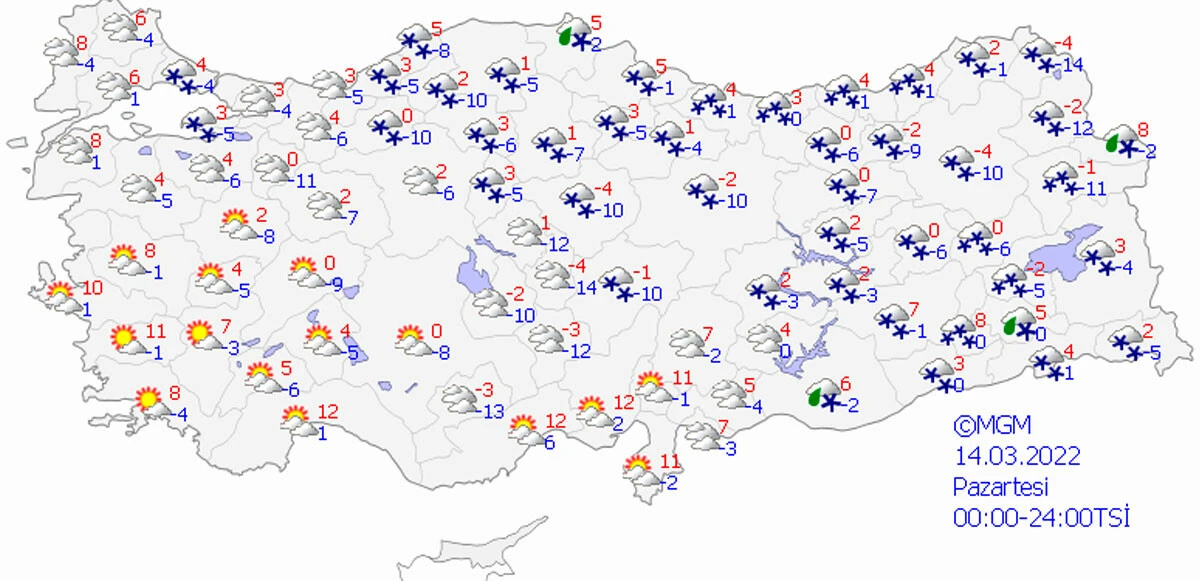 Meteoroloji uyardı: Aybar gidecek, Çarşamba yenisi gelecek